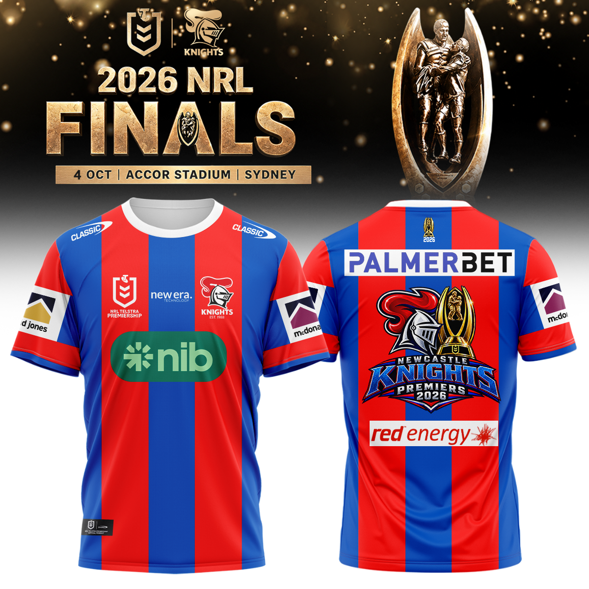 Limited Edition Sydney Roosters NRL Premiers 2026 Shirt