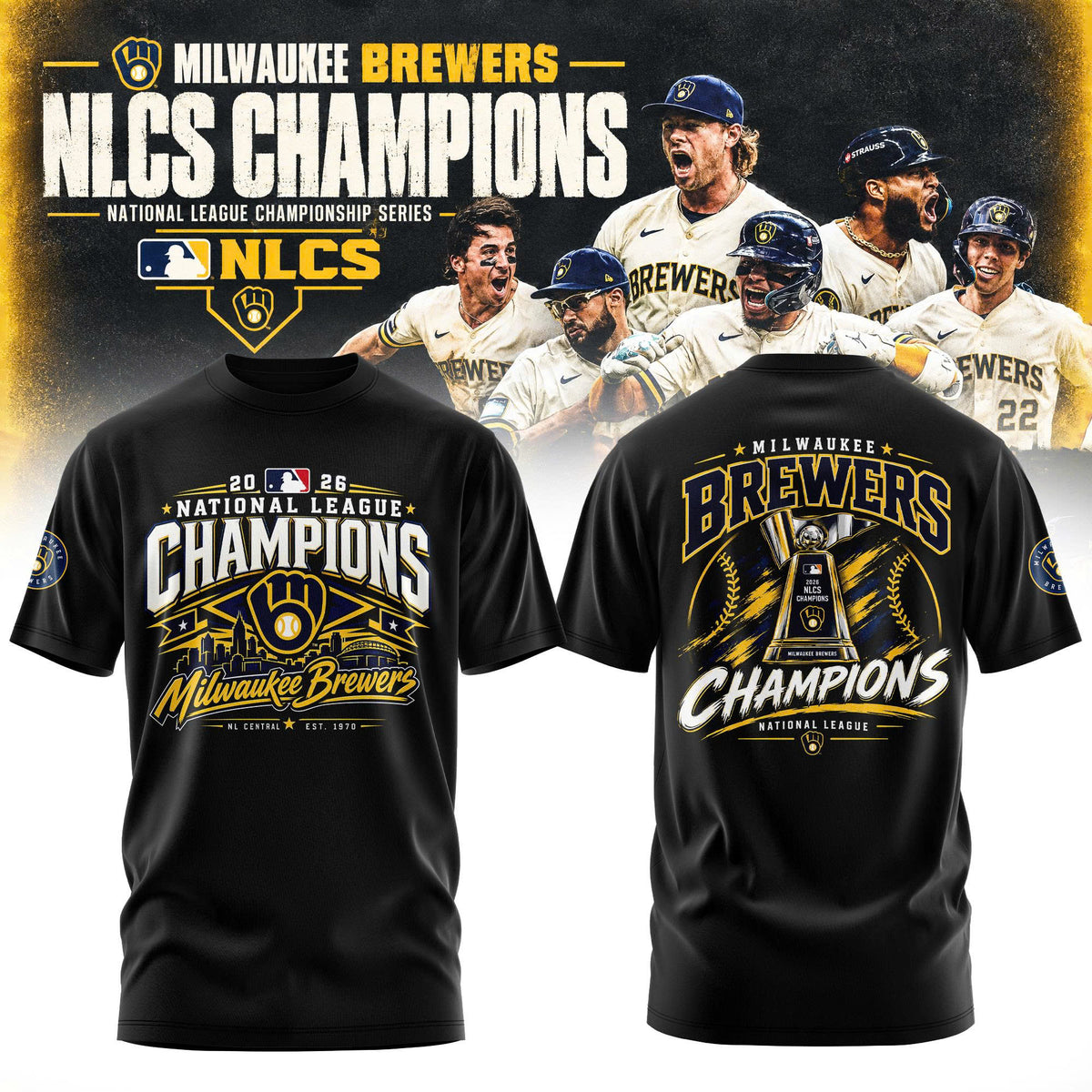 Milwaukee NLCS Champions 2026 Edition Tshirt