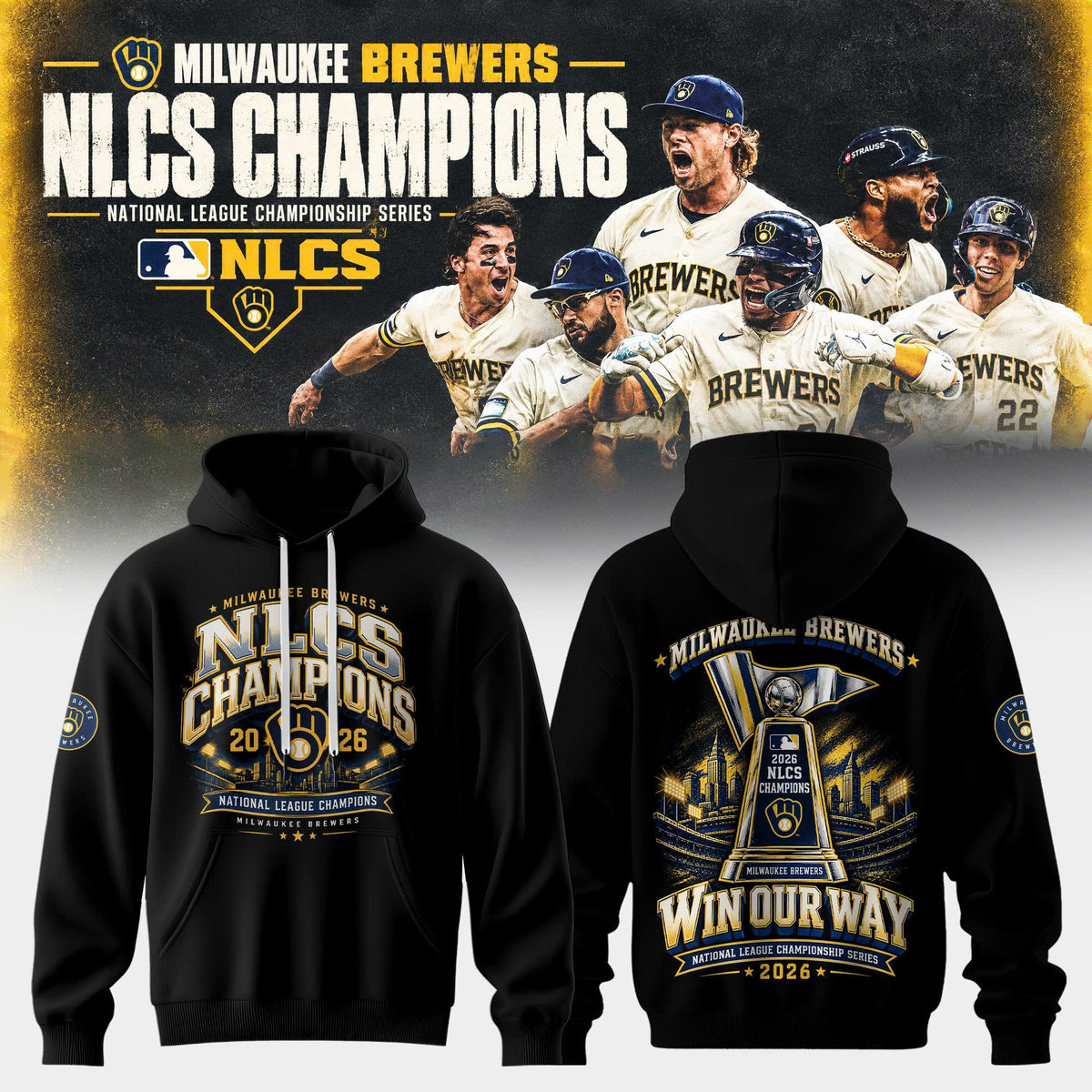 Milwaukee NLCS Champions 2026 Limited Edition Hoodie