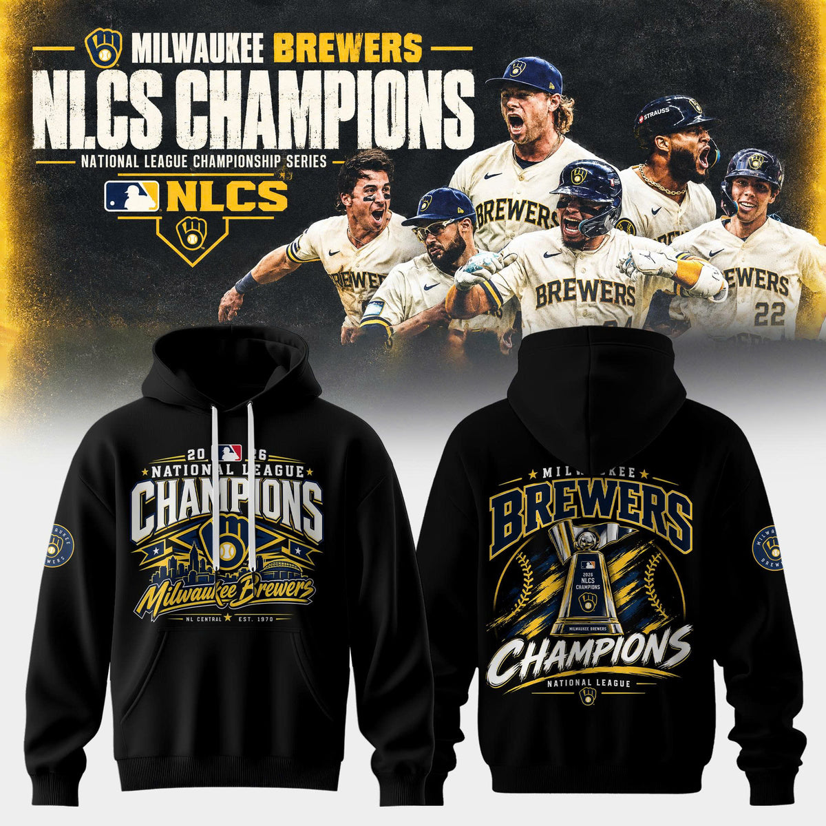 Milwaukee NLCS Champions 2026 Limited Edition Hoodie