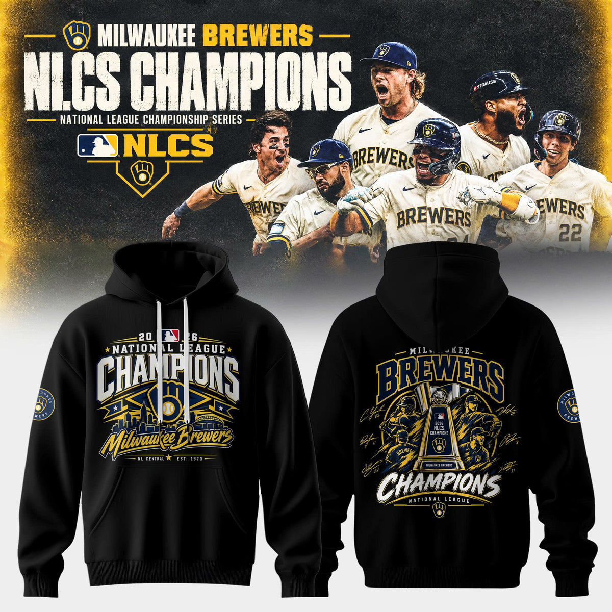 Milwaukee NLCS Champions 2026 Limited Edition Hoodie