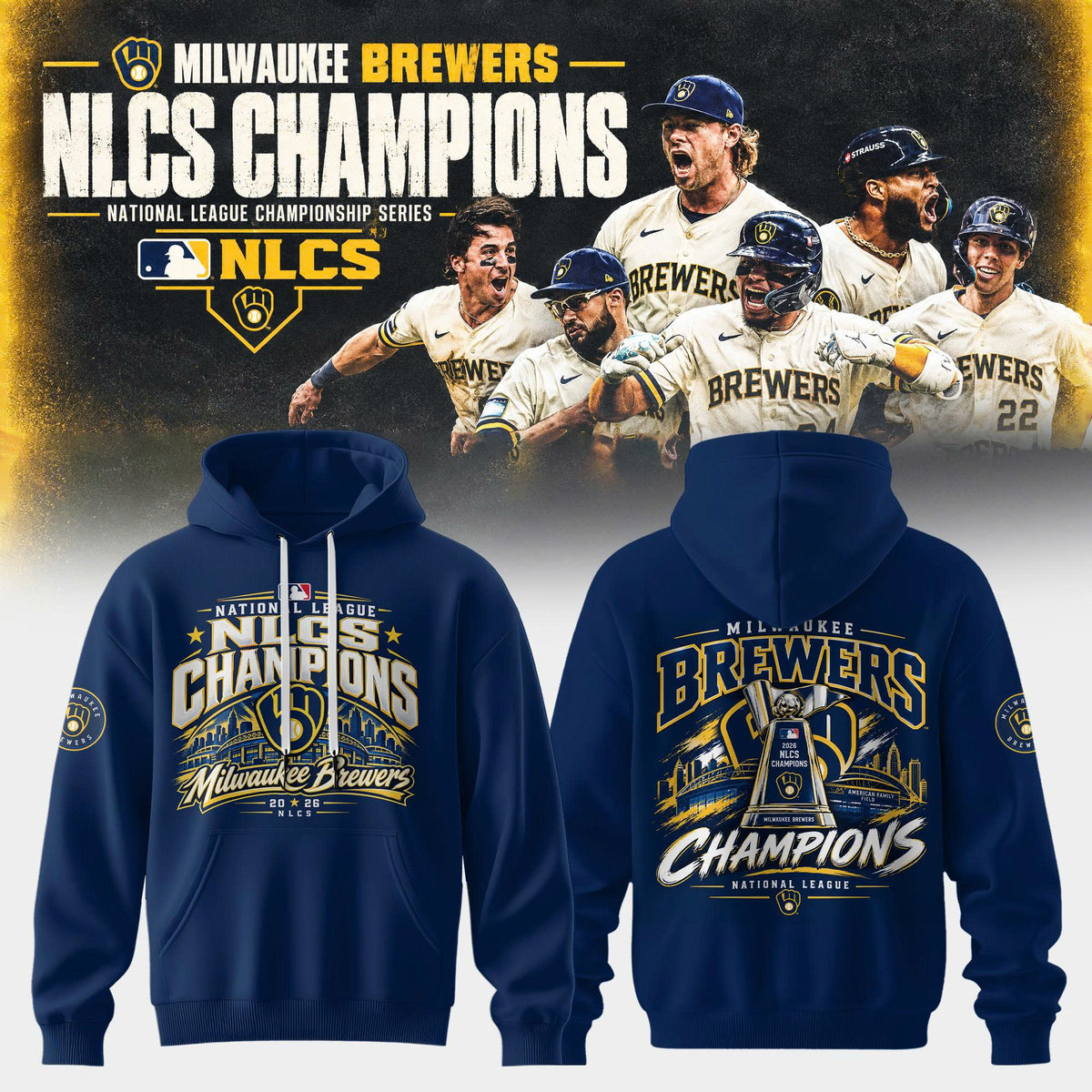 Milwaukee NLCS Champions 2026 Limited Edition Hoodie