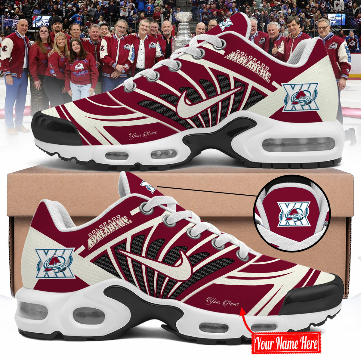 Colorado Avalanche A Special Limited Edition New Shoes