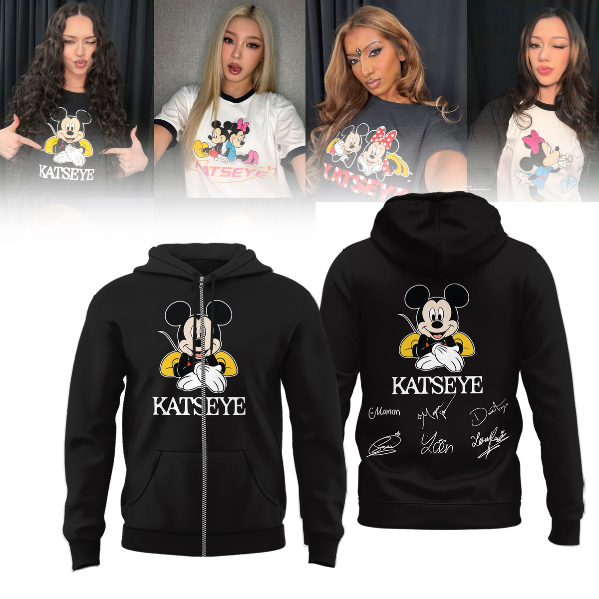 KATSEYE x DISNEY 2026 ZipHoodie Limited Edition