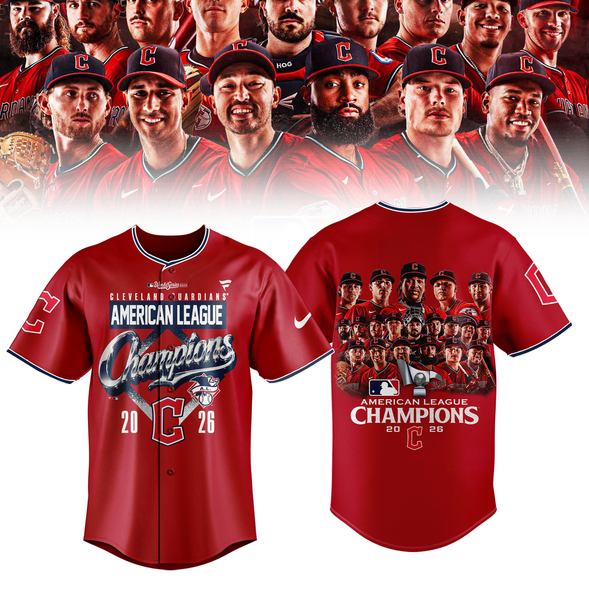 Cleveland Guardians ALCS Champions 2026 Edition Jersey