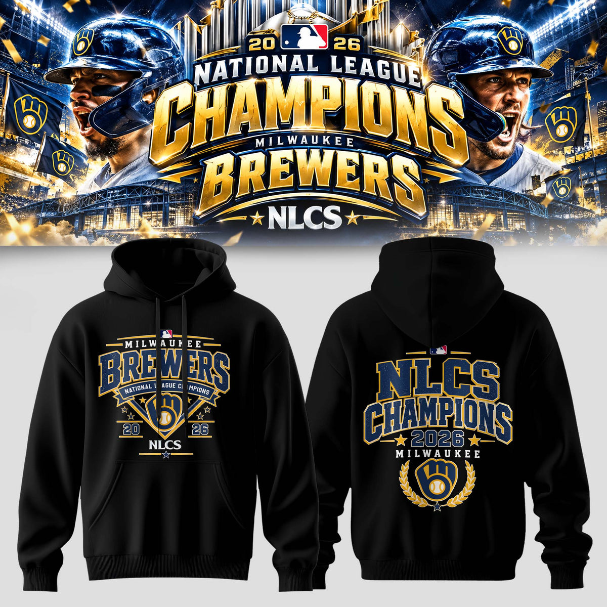 Milwaukee Brewers NLCS Champions 2026 Limited Edition Hoodie