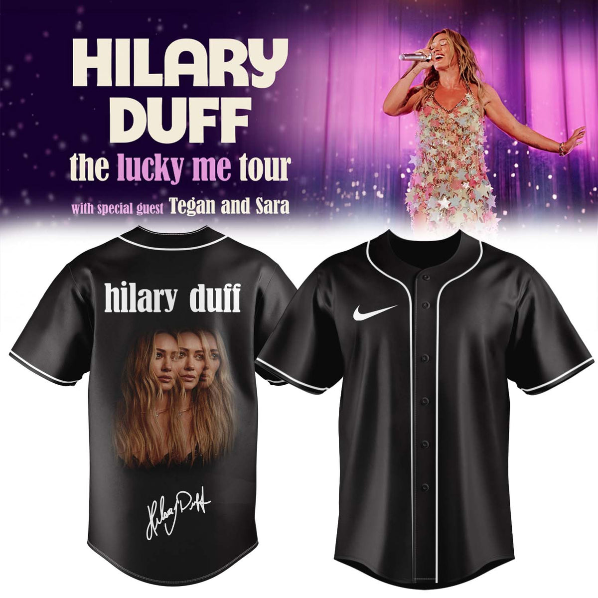 Hilary Duff – “The Lucky Me Tour 2027” Jersey Edition