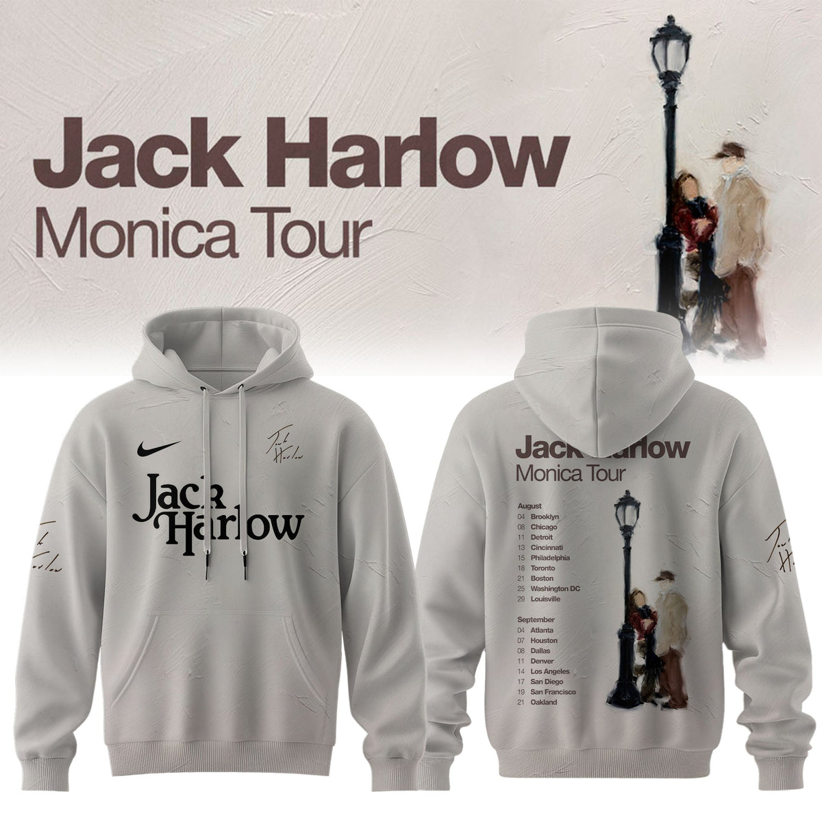 Jack Harlow Monica Tour Merch “ Limited Hoodie