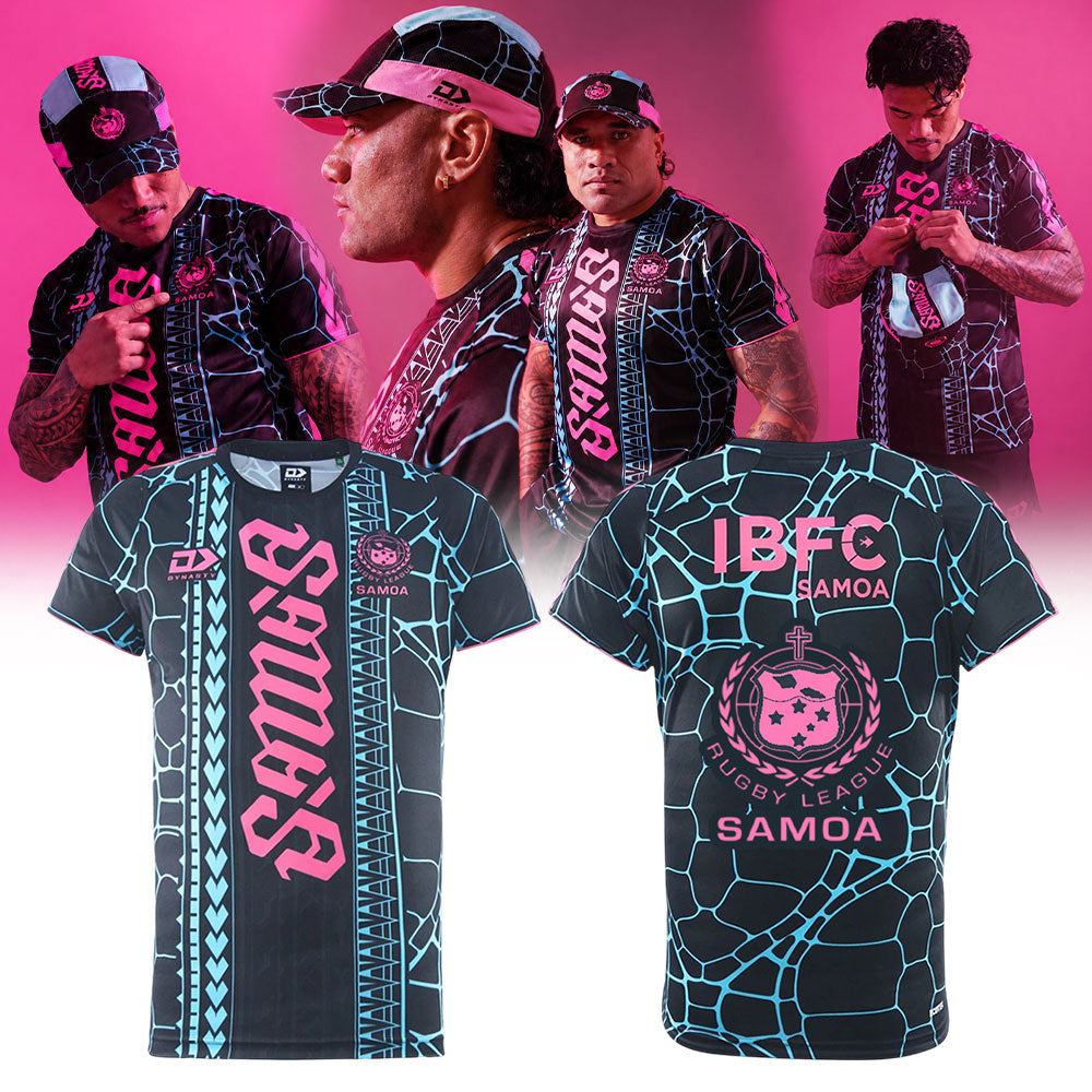 Toa Samoa Rugby Toa Samoa 2026 Toa Samoa Captain’s Run Inspired by the patterns of the turtle shell Jersey