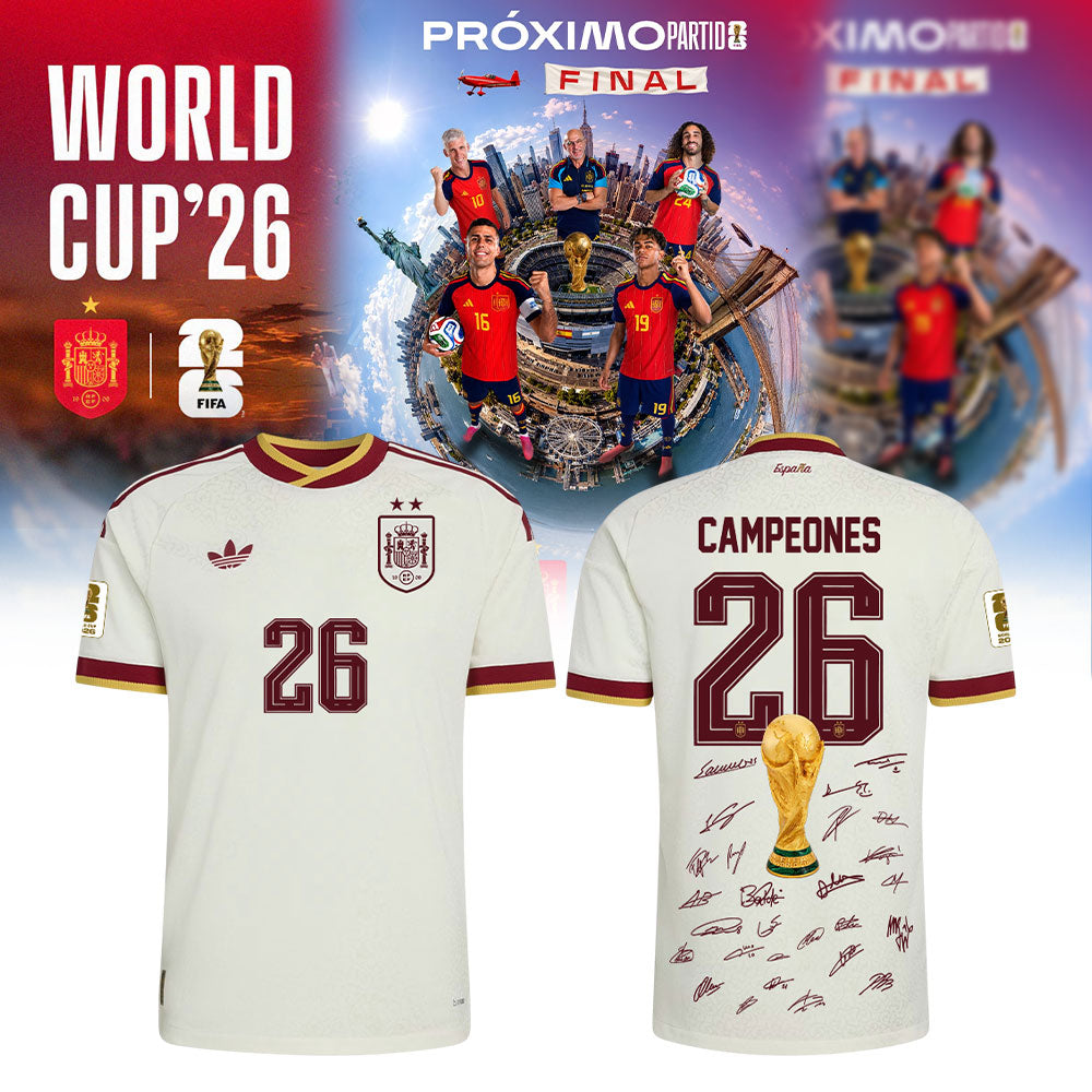 Spain Jersey Champions World Cup 2026 Limited Edition