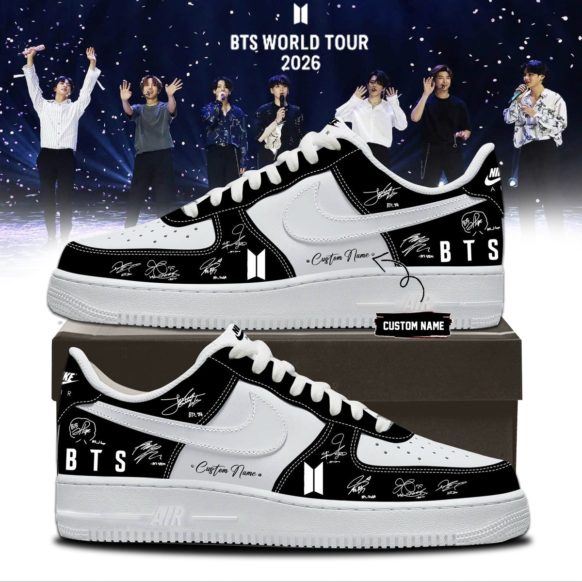 BTS Comeback & World Tour 2026 Limited Edition Signature “ Shoes