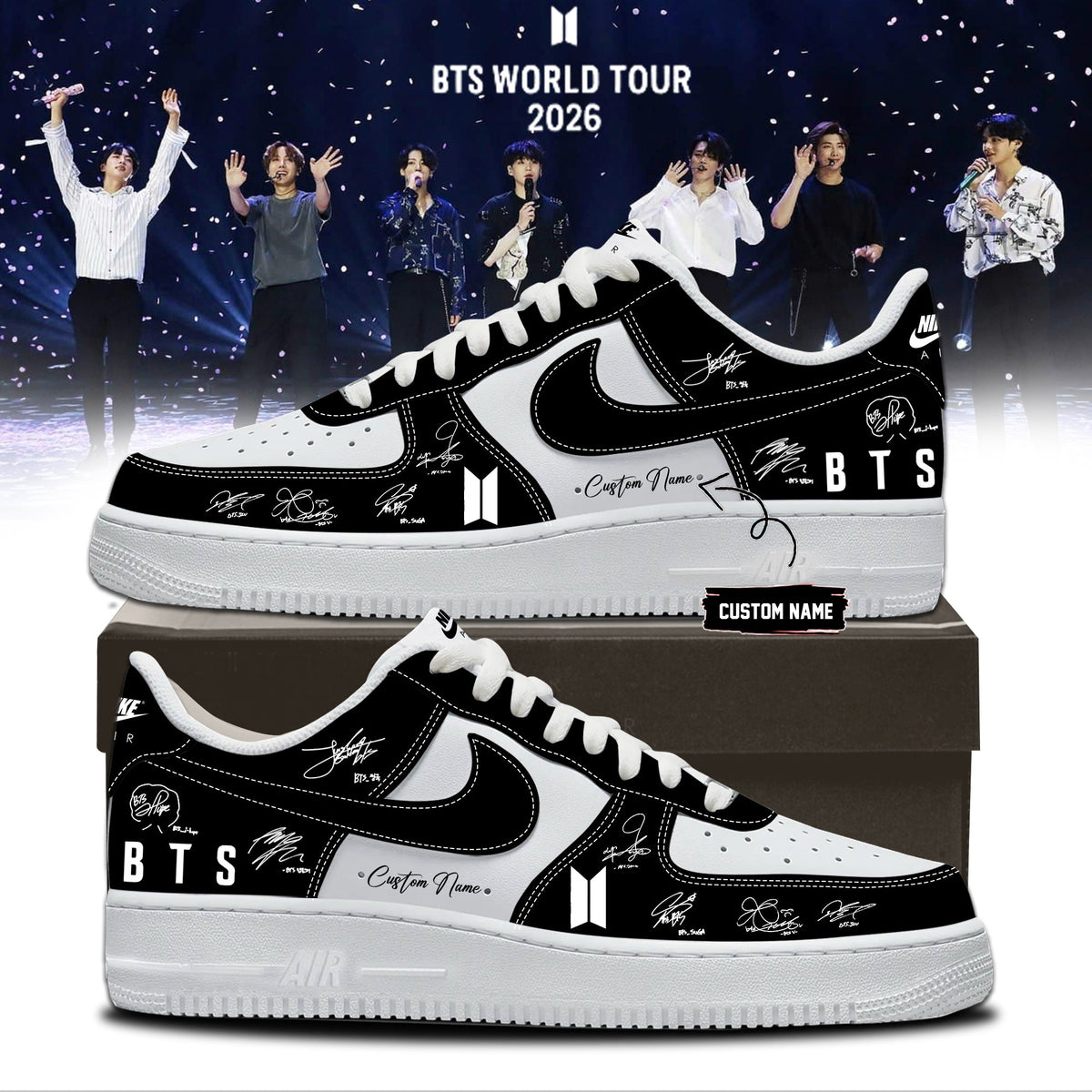 BTS Comeback & World Tour 2026 Limited Edition Signature “ Shoes