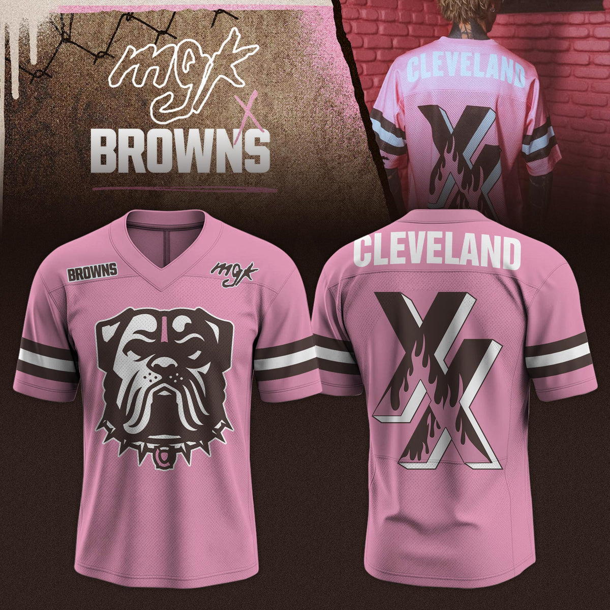 Cleveland Browns x MGK Limited Editions Jersey