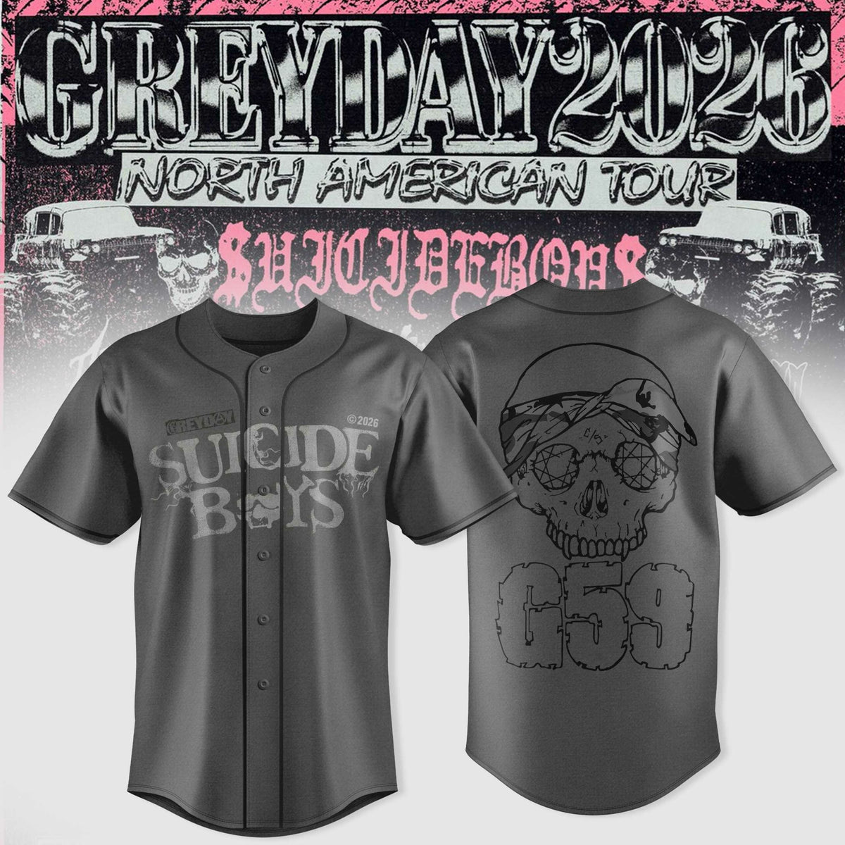 Greyday 2026 “ North American Tour Jersey