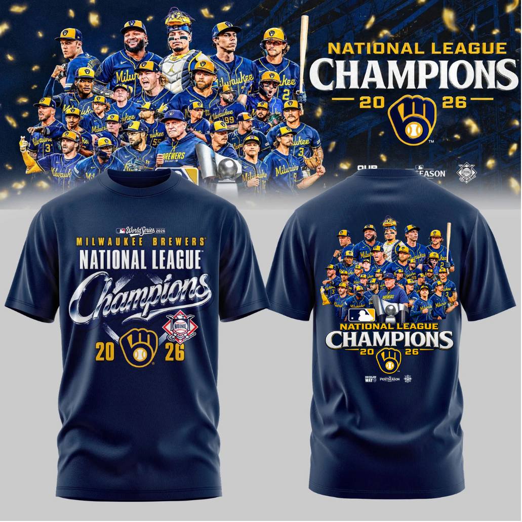Milwaukee Brewers NLCS Champions 2026 Edition Tshirt (Version Update)