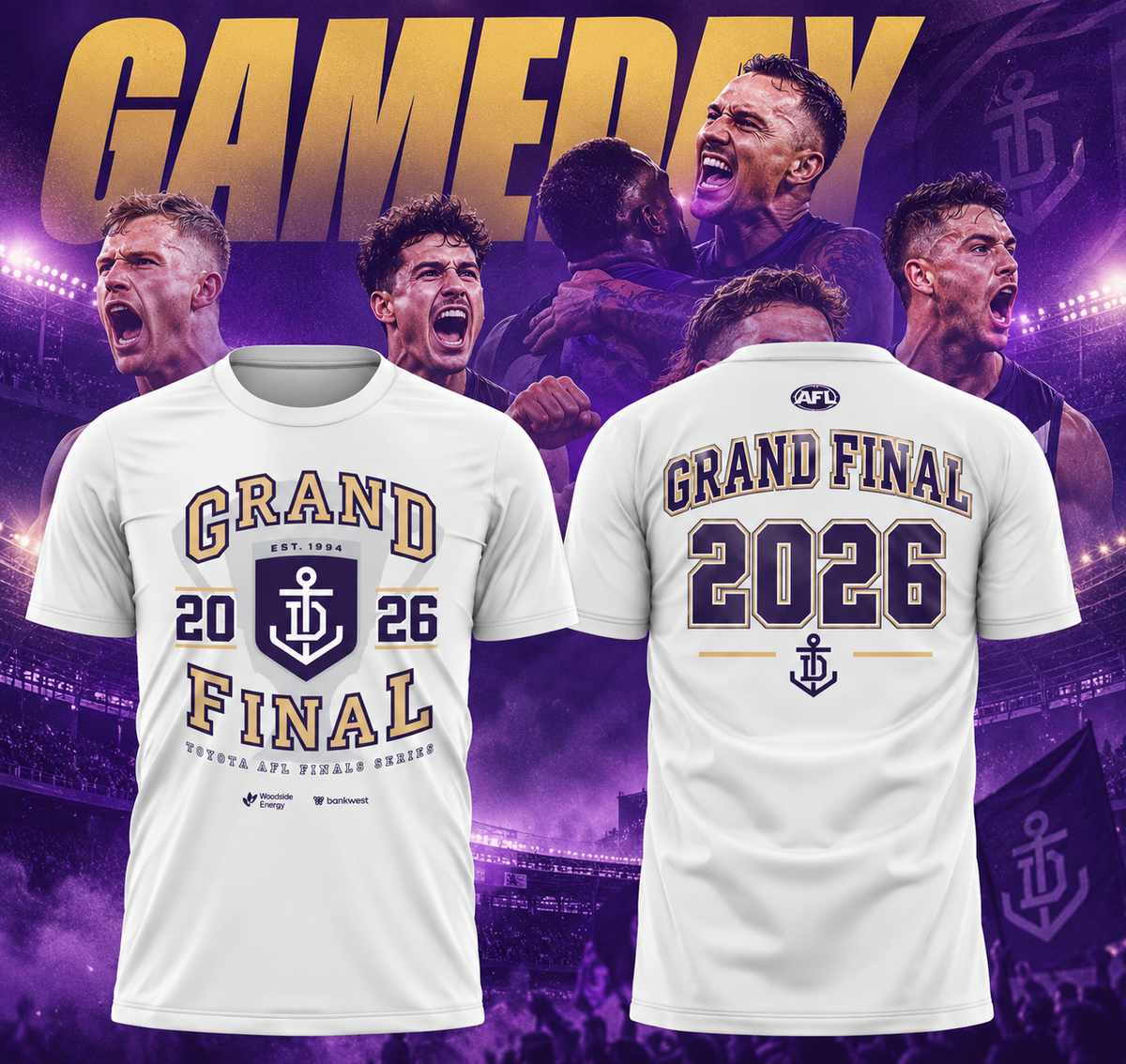 Fremantle Dockers 2026 Grand Final T-Shirt