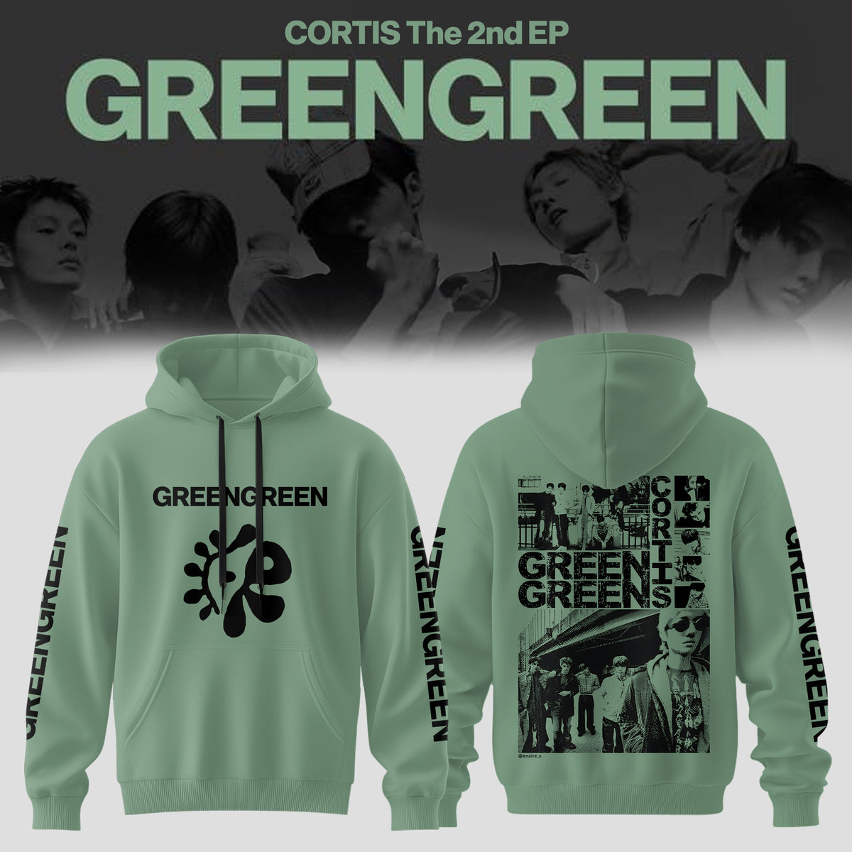 CORTIS: 2ND EP “GREENGREEN” Limited Hoodie