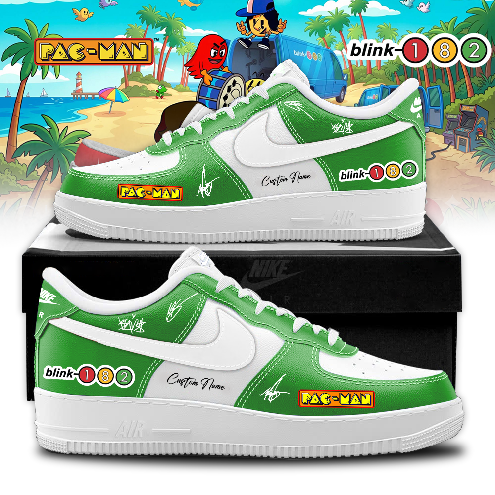 Blink-182 x PAC-MAN – Limited Edition AF1 Sneakers