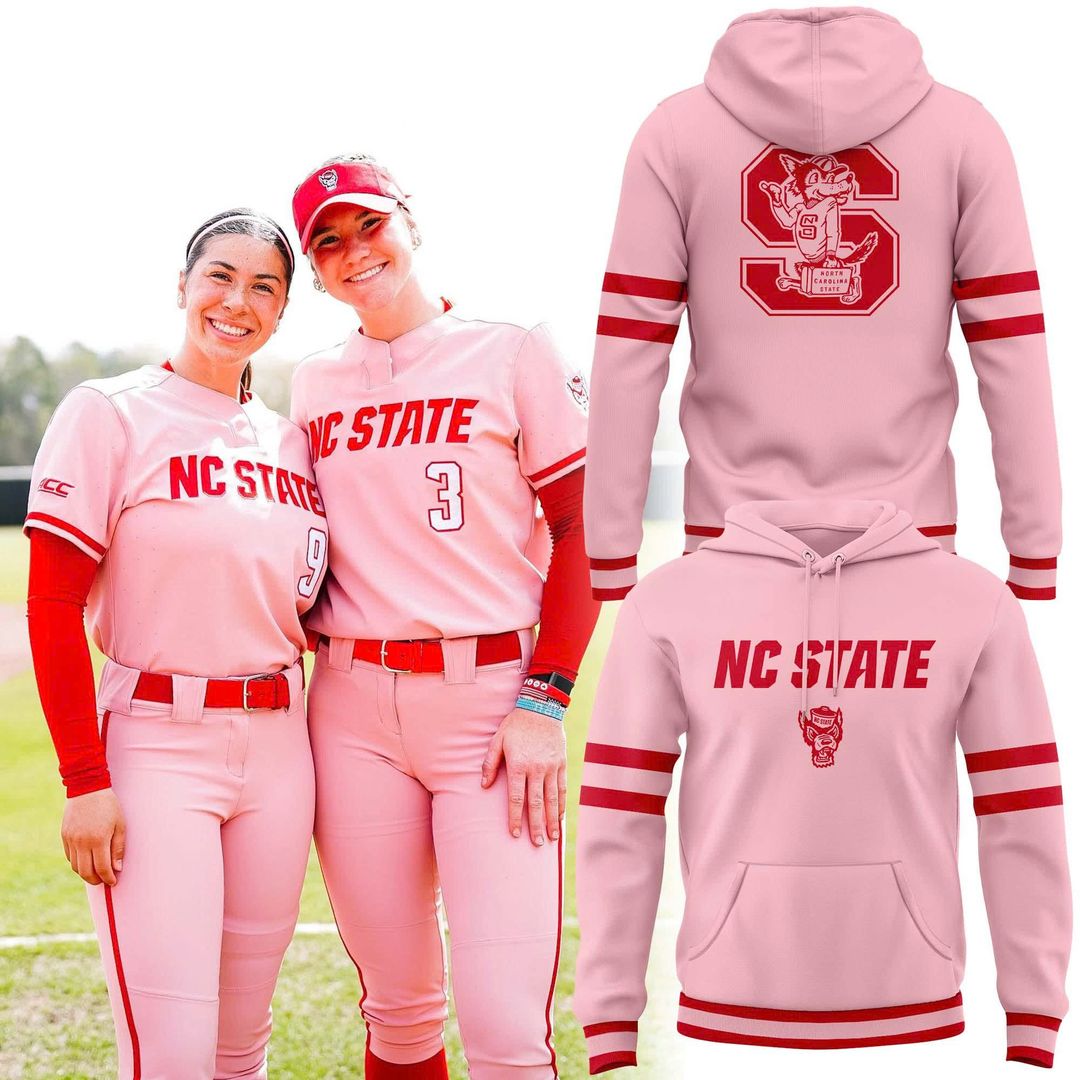 NC State Softball Dogwood Flower Uniform Hoodie - Limited Edition