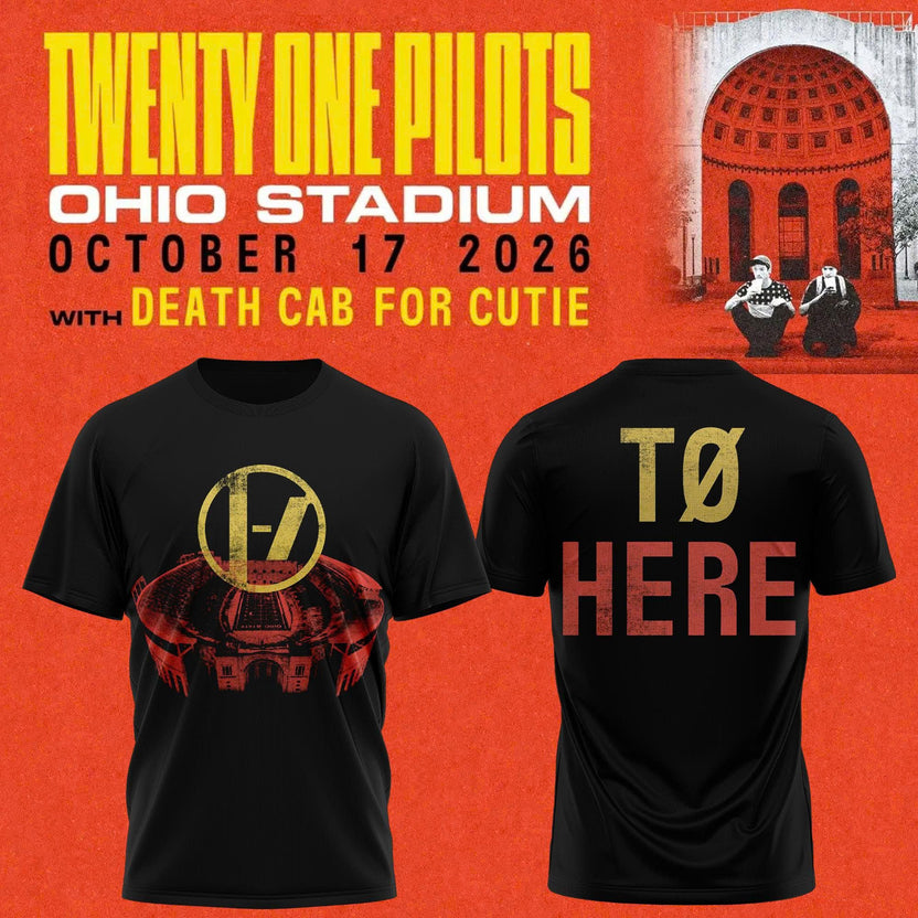 Ohio State Buckeyes Special 2026 Twenty One Pilots Live At Ohio Stadium T-Shirt