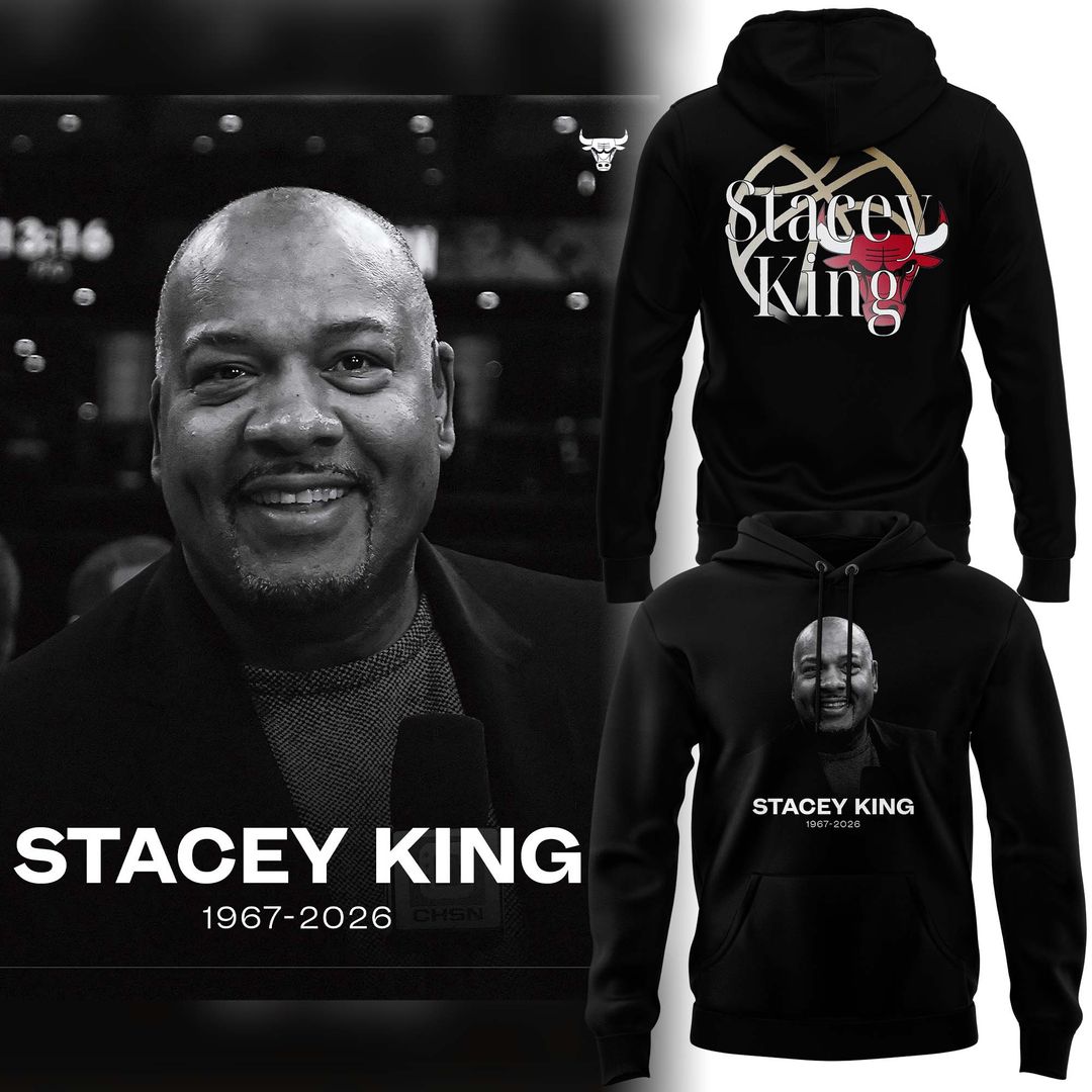 “Remembering Stacey King – The Voice of Bulls”🎙️🏀 Hoodie