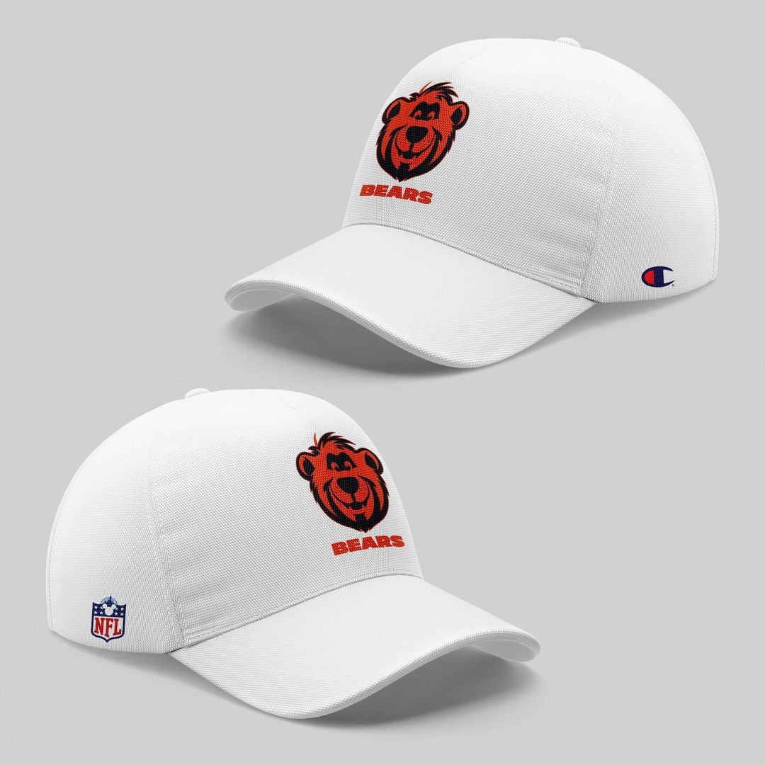 Chicago Bears Baloo Monsters of the Midway White T-Shirt for Adults & Kids | Disney Champion NFL