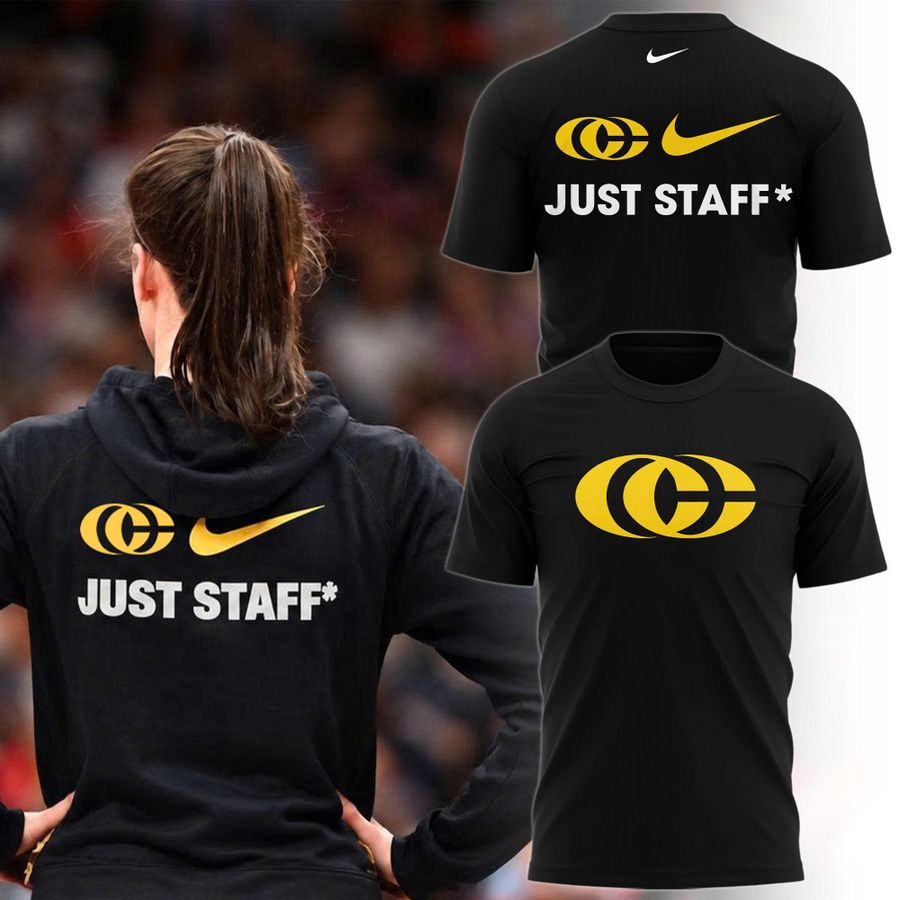 Caitlin Clark Iowa Hawkeyes Women's Basketball Just Staff Shirt