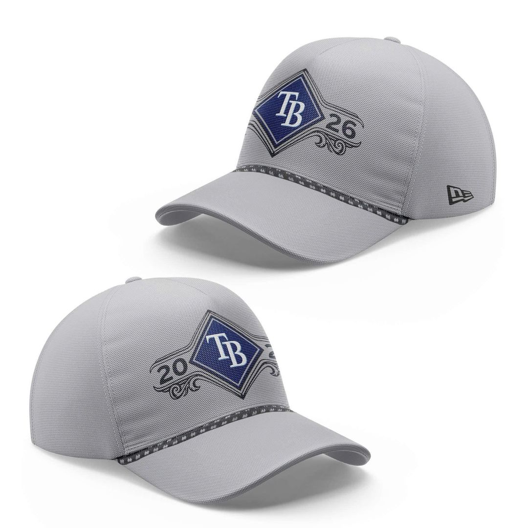 Tampa Bay Rays Gray 2026 MLB Division Series Champions Distressed Locker Room Take October Hoodie