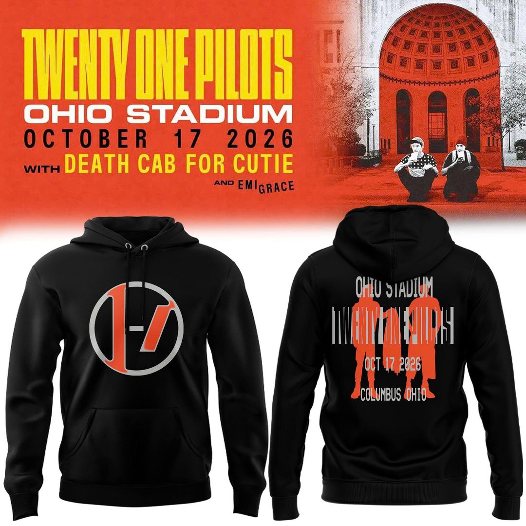 Exclusive 2026 Twenty One Pilots Live At Ohio Buckeyes Stadium Hoodie