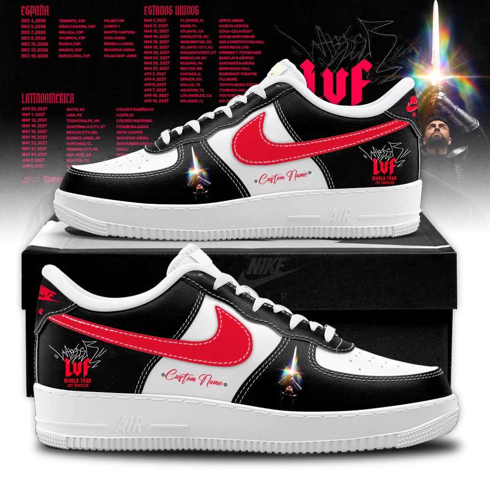 Jay W – La Voz Favorita World Tour – Limited Edition AF1 Sneakers