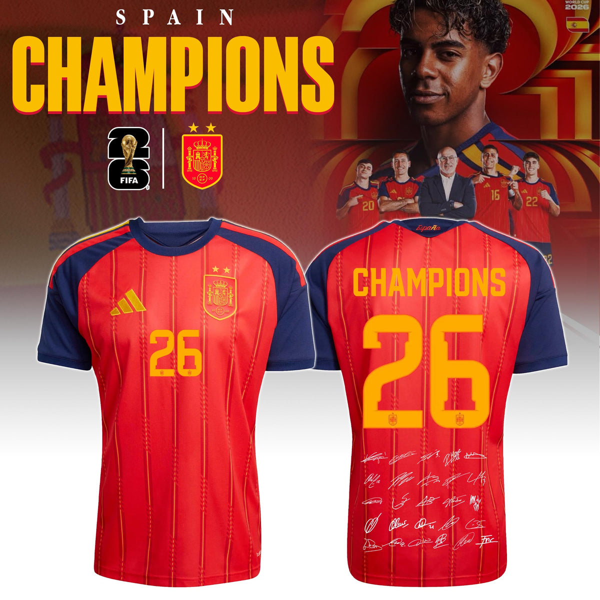 Spain Jersey Champions World Cup 2026 Edition Limited