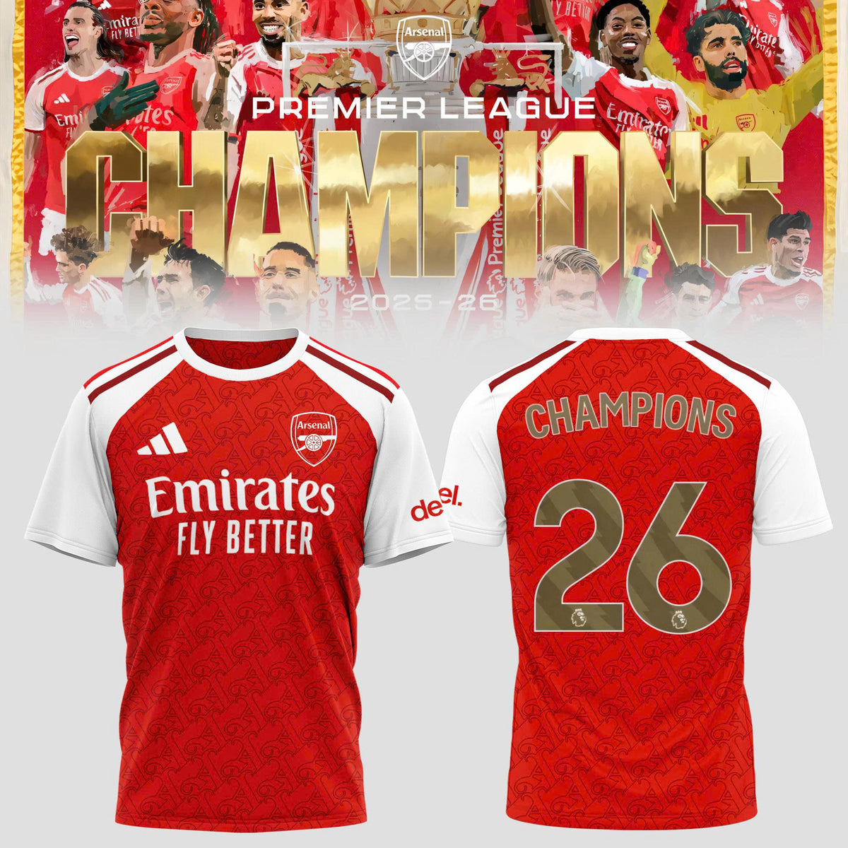 Arsenal Champions NHA 25/26 Edition