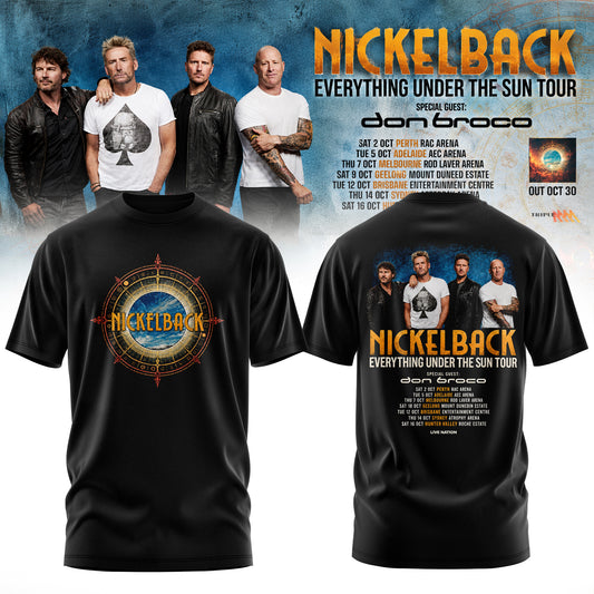 NICKELBACK — EVERYTHING UNDER THE SUN TOUR Limited Edition Shirt