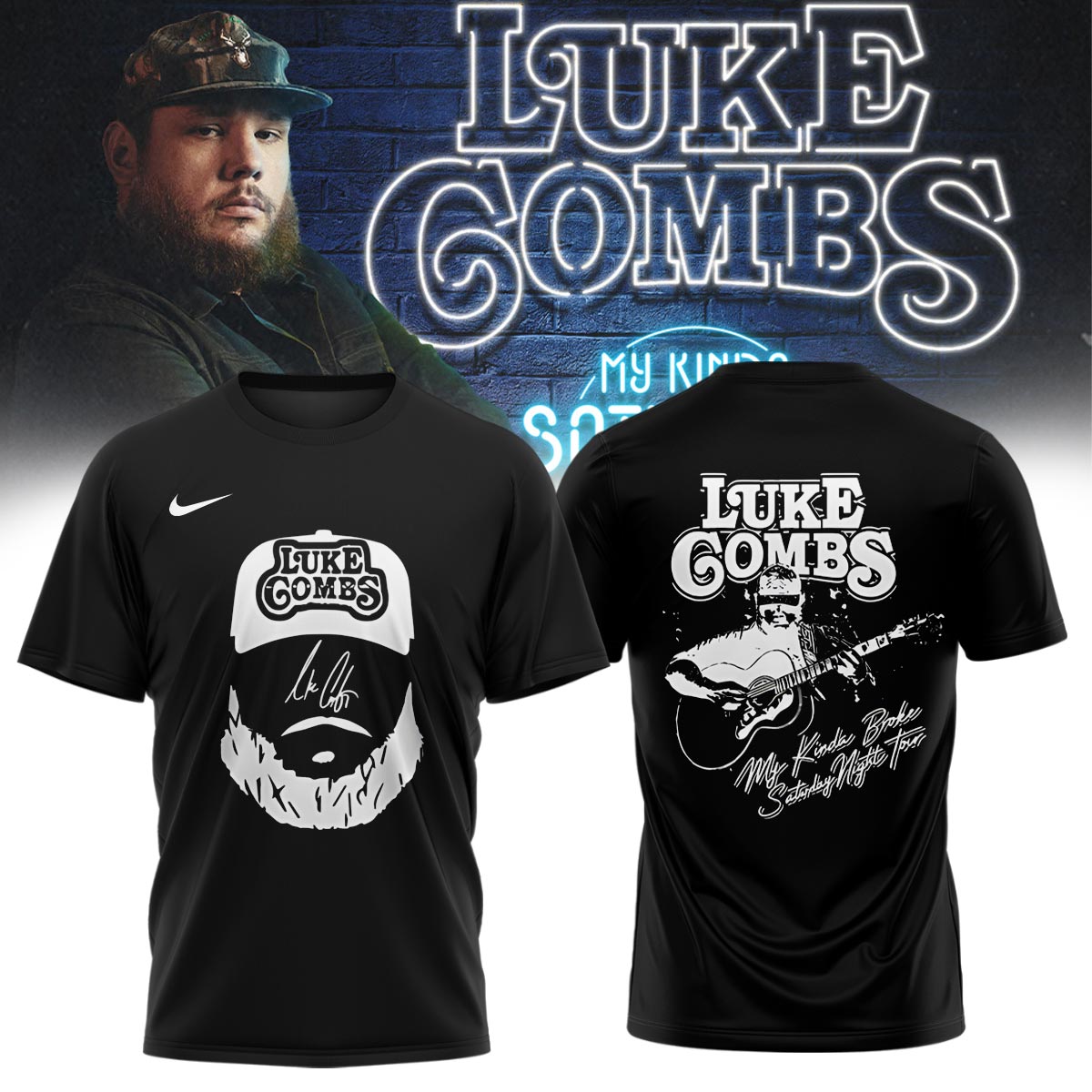 LUKE COMBS: MY KINDA SATURDAY NIGHT TOUR� T-SHIRT LIMITED