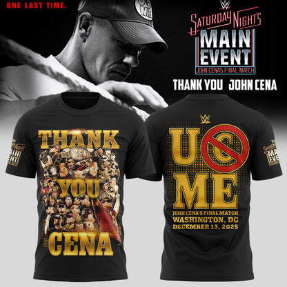 John Cena Farewell 2025 Washington D.C shirt