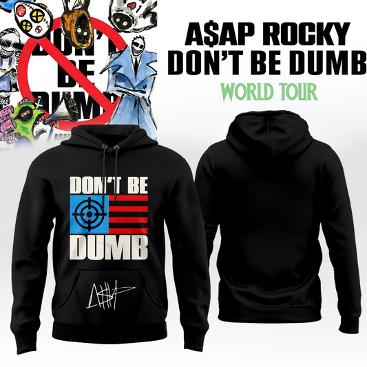 A$AP ROCKY “DON’T BE DUMB WORLD TOUR” 2026 Limited Edition Signature Hoodie