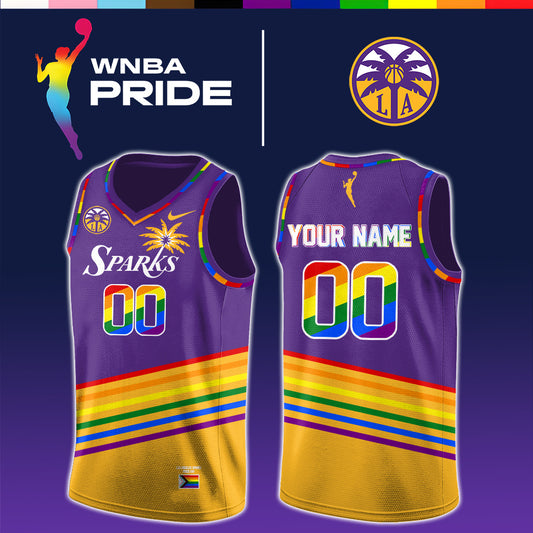 Los Angeles Sparks 2026 WNBA x Pride Day Jersey Limited Edition