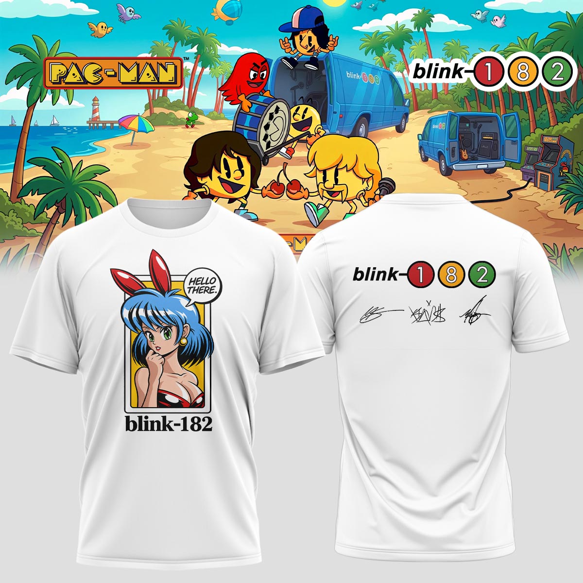 Blink-182 x PAC-MAN – Limited Edition Shirt