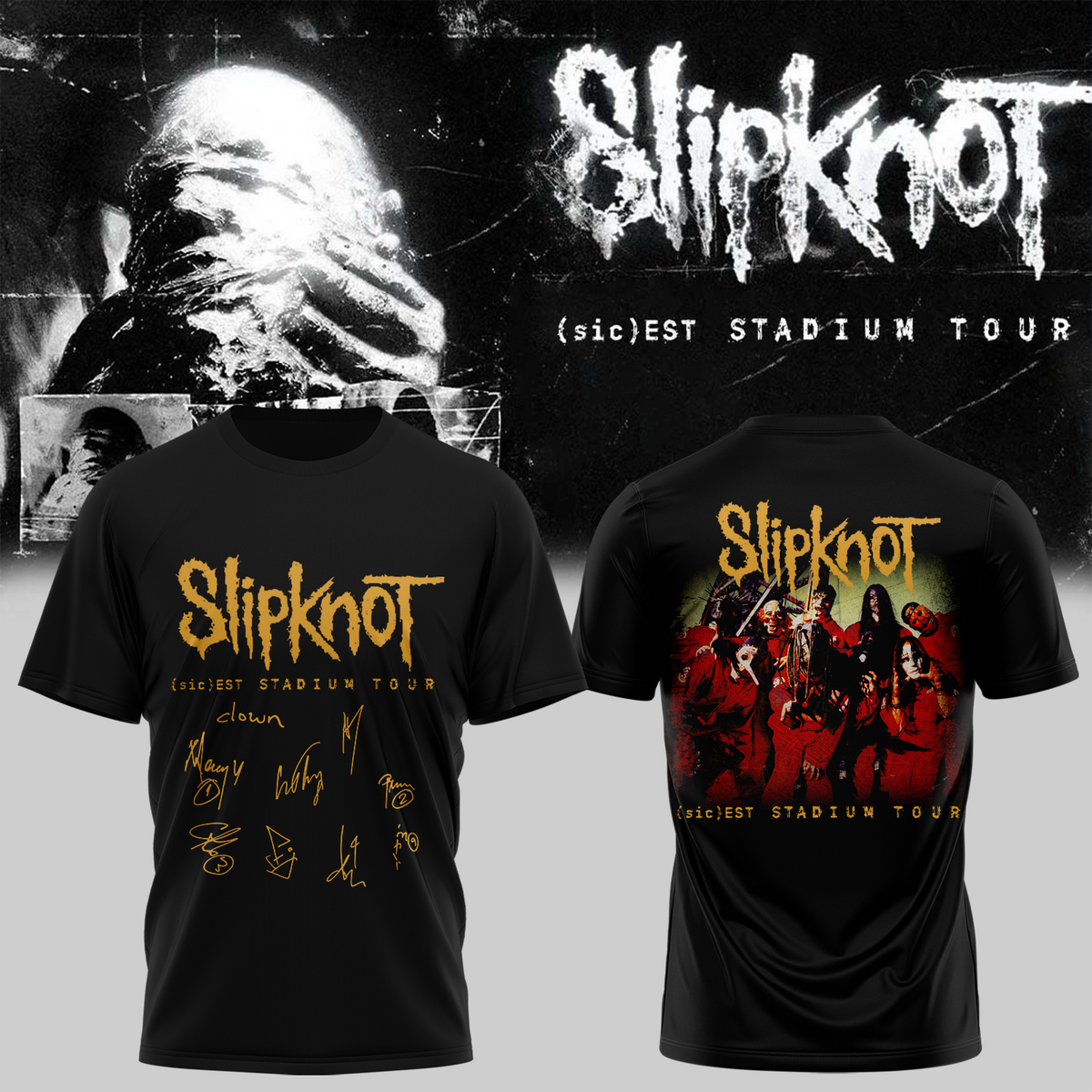 Slipknot ”(sic)est Stadium Tour” Limited Edition Shirt