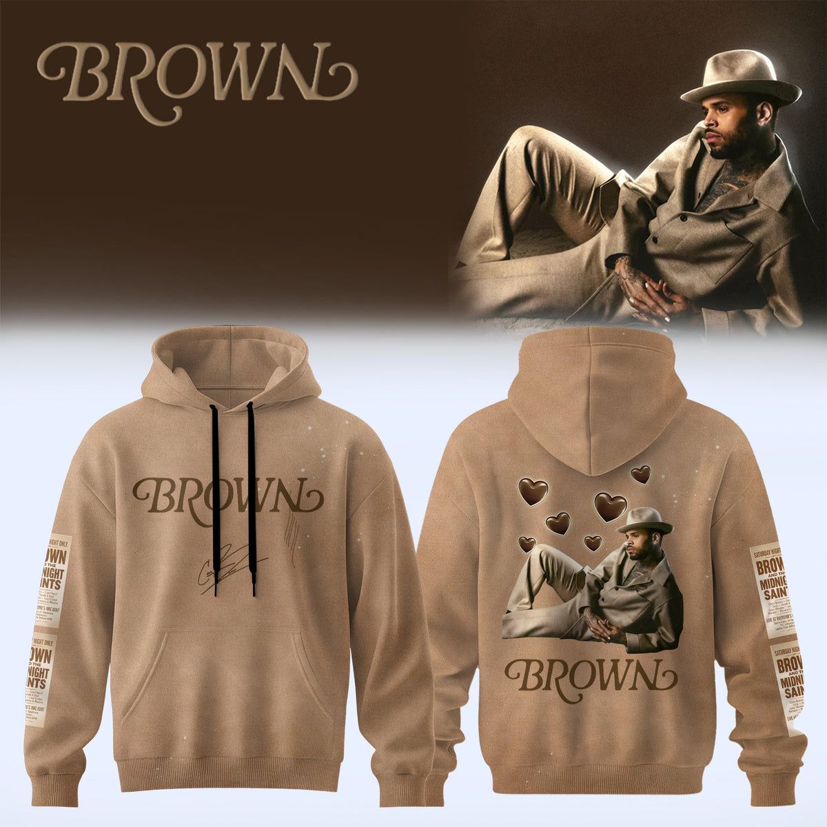 CHRIS BROWN’S BROWN ALBUM Limited Edition Hoodie