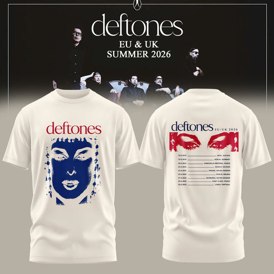 DEFTONES: 2026 EU & UK Summer Tour Limited T-Shirt
