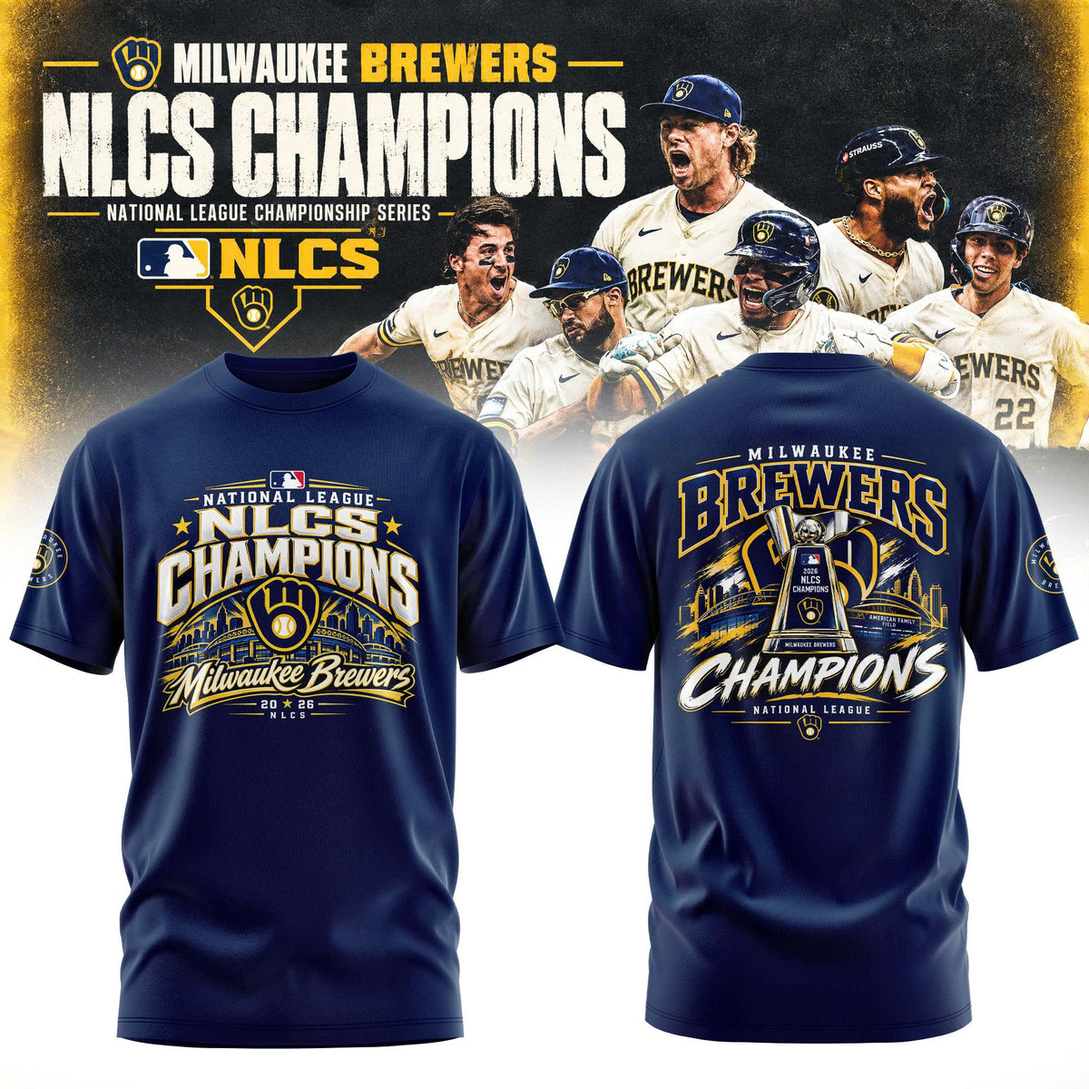 Milwaukee NLCS Champions 2026 Edition Tshirt