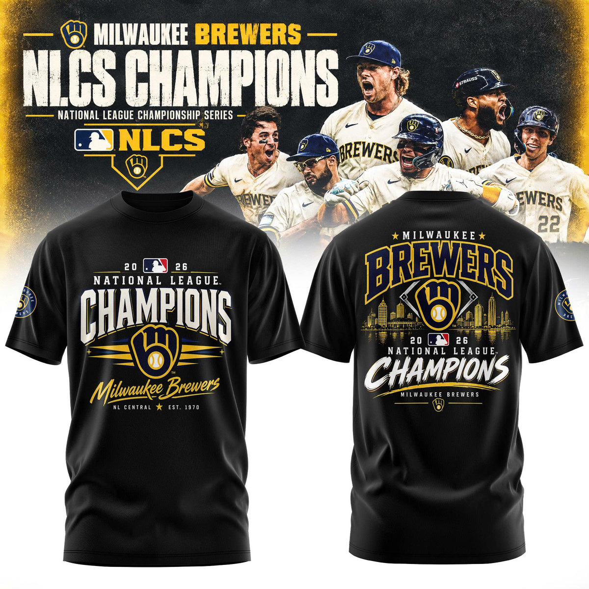 Milwaukee NLCS Champions 2026 Edition Tshirt