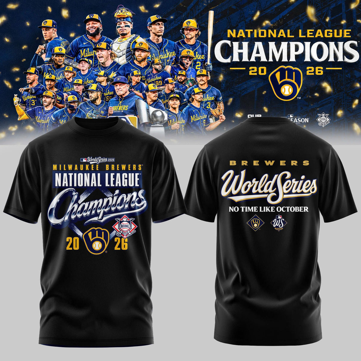 Milwaukee NLCS Champions 2026 Edition Tshirt