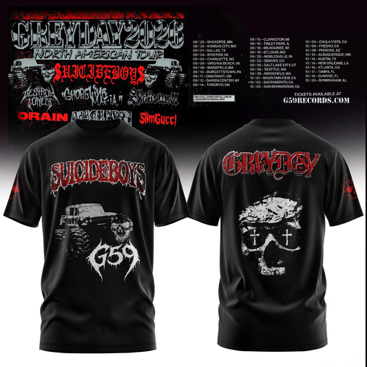 Greyday 2026 “ North American Tour T-Shirt