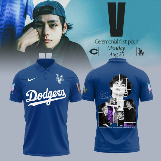Los Angeles Dodgers x V BTS Polo
