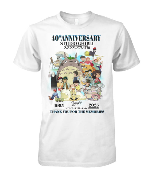 Limited Edition Studio Ghibli 40th Anniversary 1985-2025 Shirt