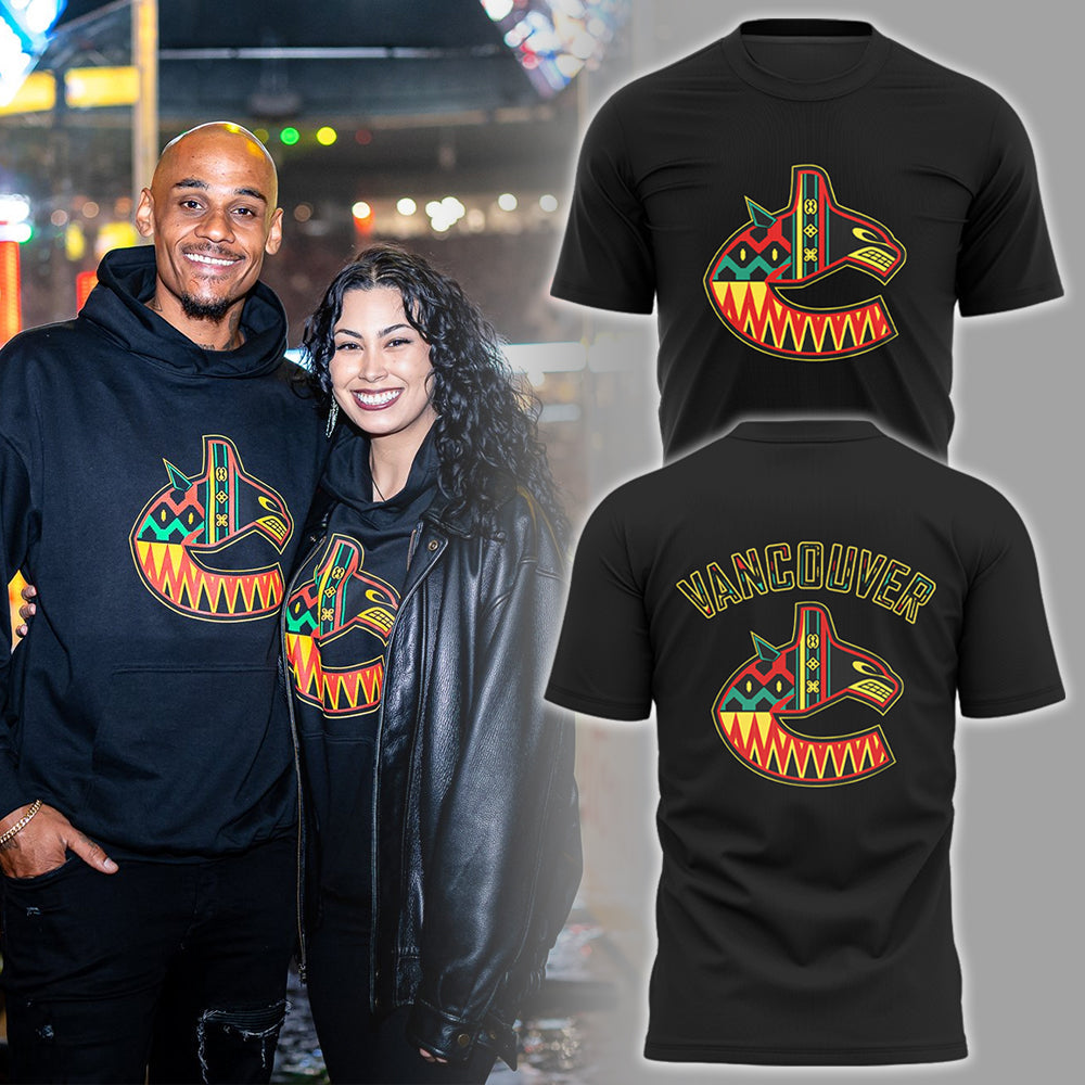 Limited Edition Vancouver Canucks Black History Tshirt
