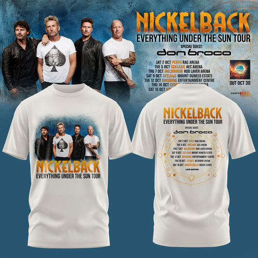 NICKELBACK — EVERYTHING UNDER THE SUN TOUR Limited Edition Shirt