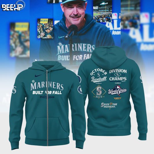Seattle Mariners Built For Fall Limited Edition Zip Hoodie